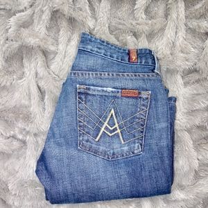 7 of All Mankind Signature "A"RARE design SIZE 26